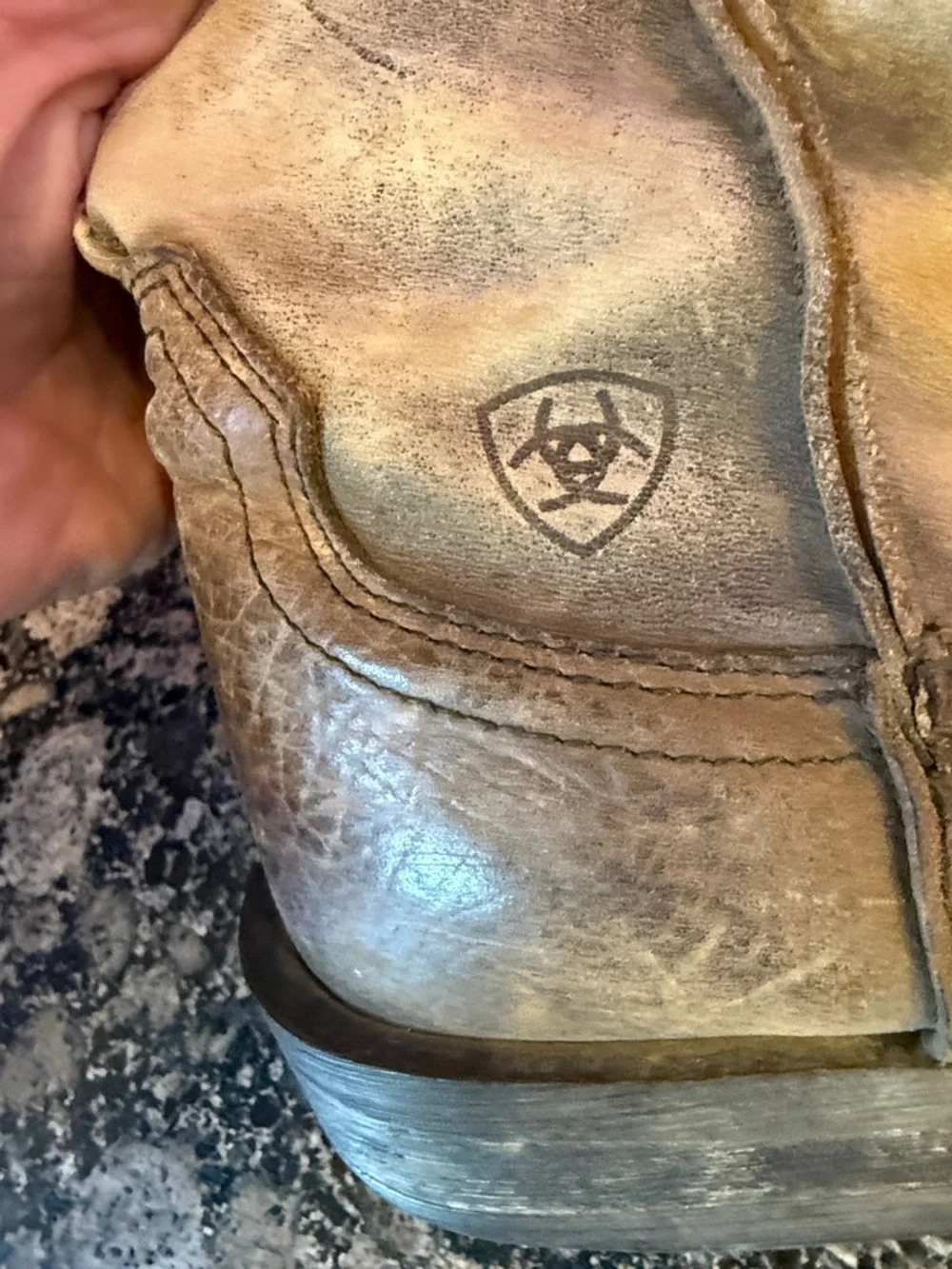 ARIAT RAMBLER men’s size 10 boot preowned preloved - Picture 6 of 15